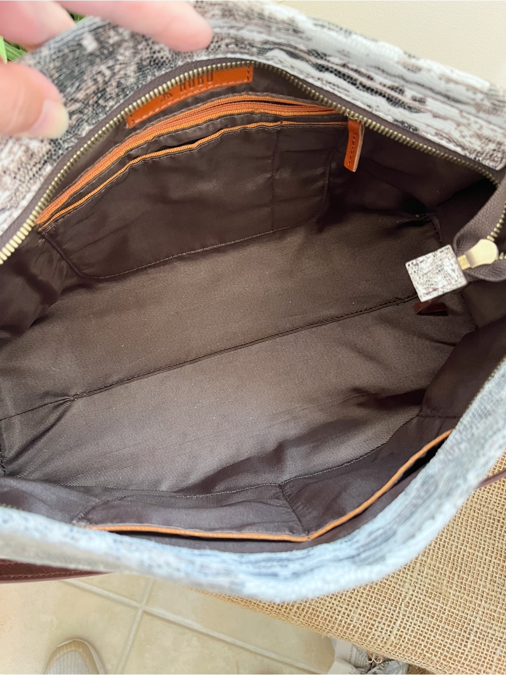 Hobo Bantam Lizard Print Satchel - Picture 10 of 11